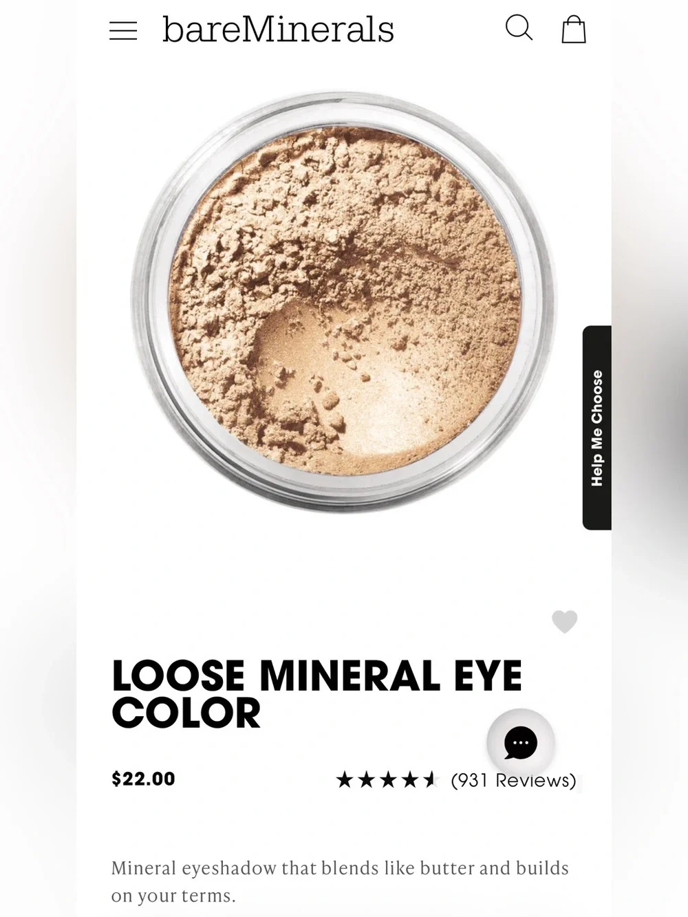 bareMinerals eyeshadow set